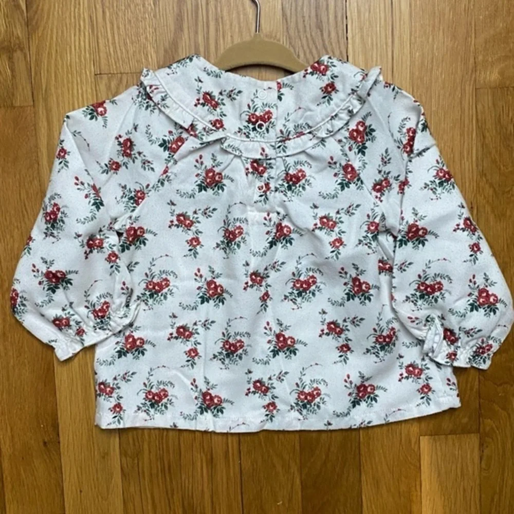 Janie and Jack Floral Pajama Set 12-18M
